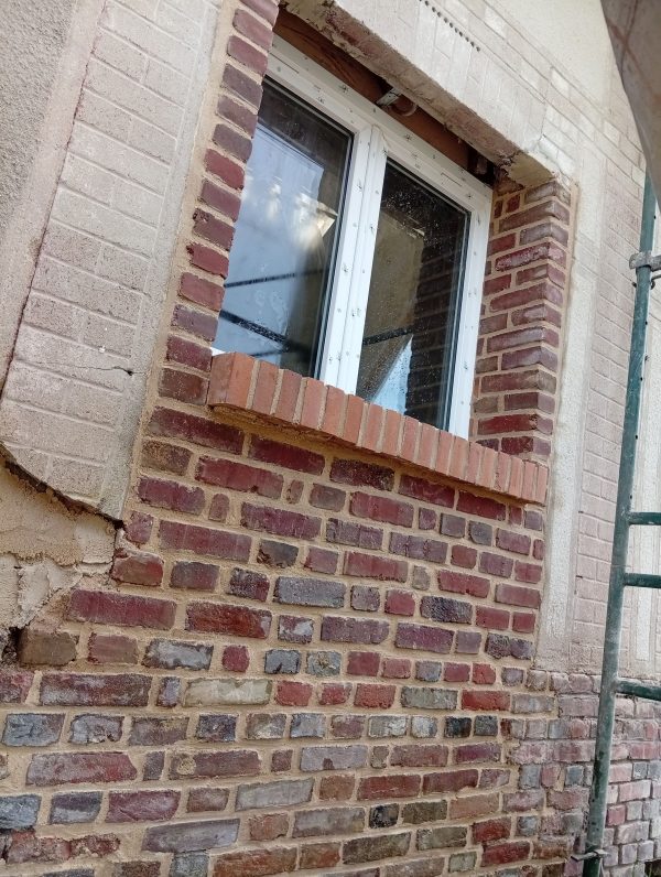 Enduit monocouche sur mur extérieur - Madelaine Jonathan