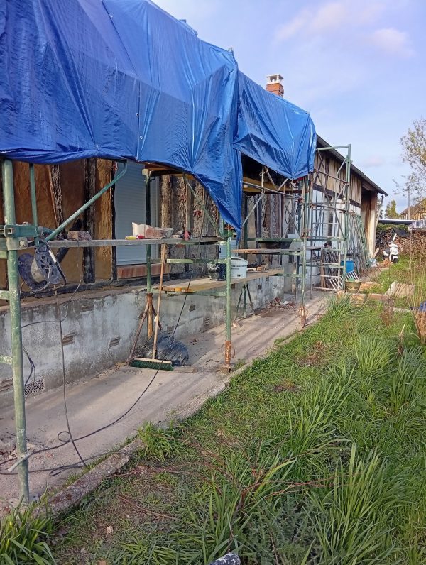 Enduit de finition façade - artisan Étalleville