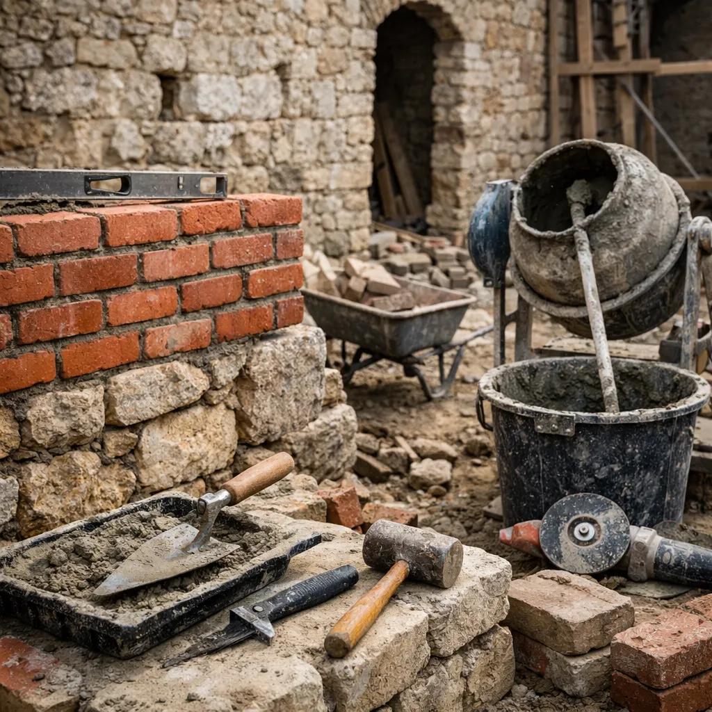 Maçonnerie générale à Étalleville - Madelaine Jonathan artisan maçon