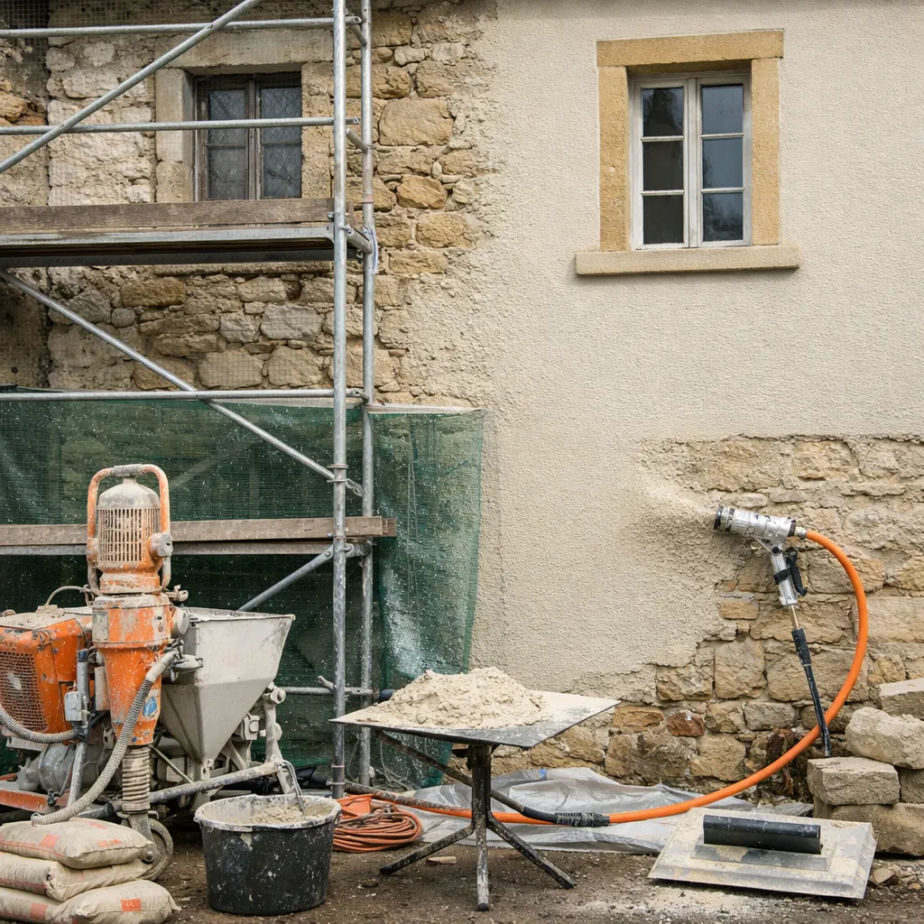 Rénovation de façade en Seine-Maritime - Madelaine Jonathan