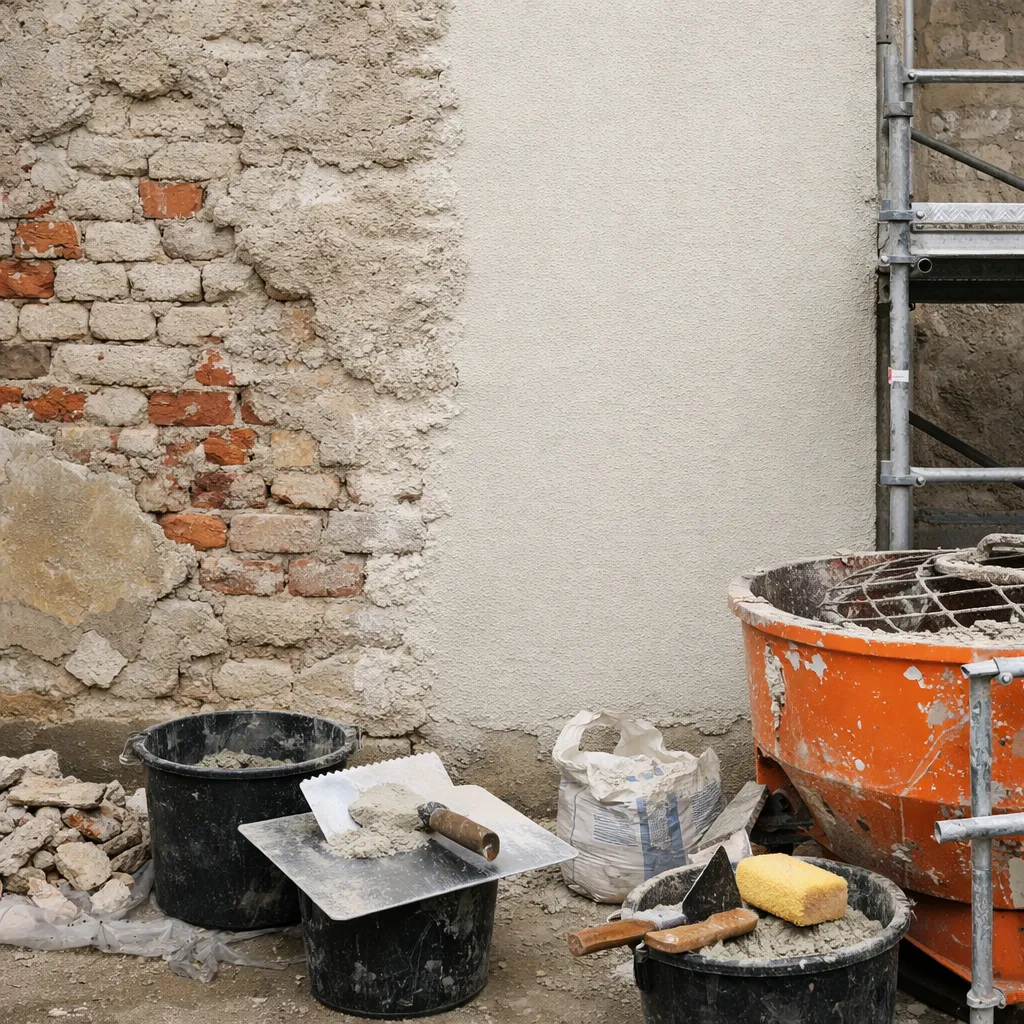 Ravalement et réparation de murs - Artisan Madelaine Jonathan