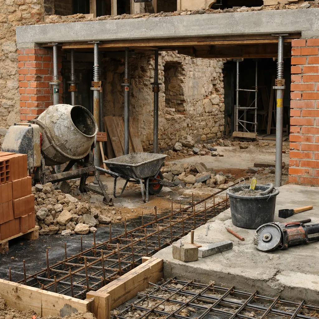 Travaux de gros œuvre en Seine-Maritime et Eure - Madelaine Jonathan